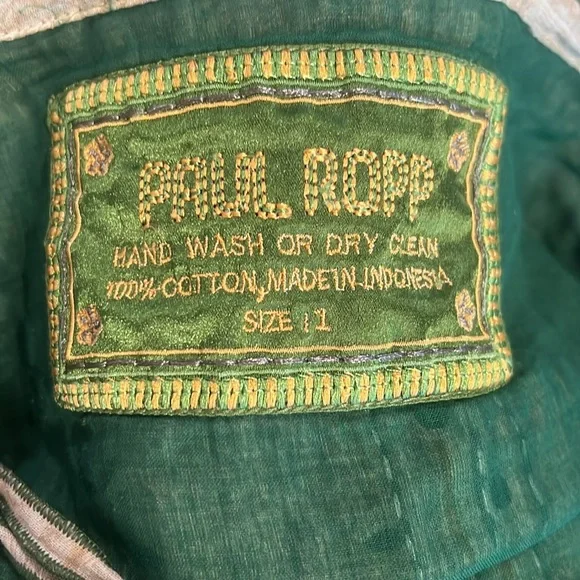 Paul Ropp Luxury Resort Wear Cotton Skirt - Picture 3 of 4